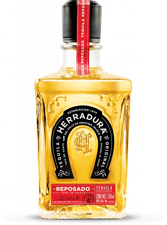 TEQUILA HERRADURA REPOSADO.