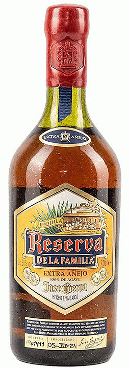 TEQUILA JOSE CUERVO RVA DE LA FAMILIA EXTRA AÑEJO